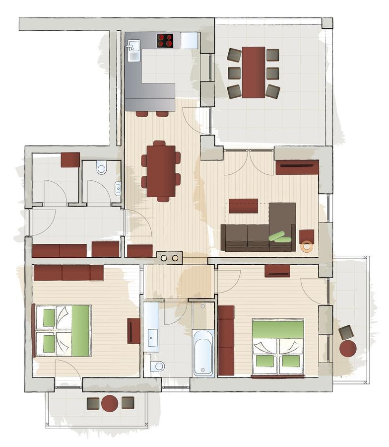 Lanzenkirchen Mattone Aparthotel المظهر الخارجي الصورة